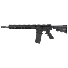M4A1, RIII, Semi-automatic, AR, 223 Remington/5.56 NATO, 14.5" Pinned (16" OAL), Black, Polymer, 1-32 Round Daniel Defense Magazine, 1:7, 32 Rounds, B5Systems CAR 15 Stock, Nickel Boron Bolt Carrier Group, Government Profile Barrel, Mid-Length Gas System