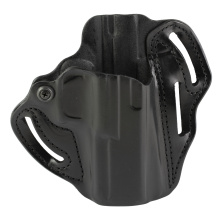 Speed Scabbard, Belt Holster, Fits Springfield Echelon, Right Hand, Black Leather 002BA0XZ0