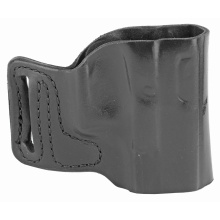 E-GAT Slide Belt Holster, Fits Glock 17/19/22/23/36, Right Hand, Black Leather 115BAB2Z0