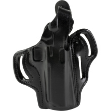 C&L Thumb Break Scabbard, Belt Holster, Fits Springfield Prodigy 5", Leather, Right, Black 1CLBA8WZ0