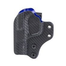 LIFEGUARD, Inside Waistband Holster, Fits Smith & Wesson M&P Shield 9/40/Shield M2.0 9/40/Shield Plus 9MM With or Without Red Dot, Ambidextrous, Kydex Construction, Carbon Fiber Finish, Black 216KJX7Z0