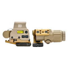 HHS1 FTCU, Holographic Sight, Red 68 MOA Ring with 1 MOA Dot Reticle, Matte Finish, Tan, Includes G33 3X Magnifier, Unity FAST Riser and Omni FTC Mount HHS1 FTCU-TAN