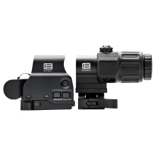 HHS VIII, EXPS3-0 Holographic Sight, Red 68 MOA Ring With 1 MOA Dot Reticle, Night Vision Compatible, Side Button Controls, Quick Disconnect Mount, Includes G33 3X Magnifier, Matte Finish, Black HHSVIIIBLK