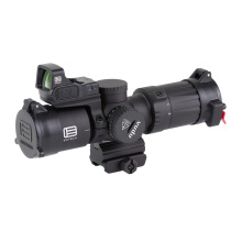 Vudu, Rifle Scope, 3-9X Magnification, 32mm Objective, Second Focal Plane, Illuminated MR-5 Reticle, Black Finish, Includes Integrated Mount with EFLX Sight VDU3-9PKG2