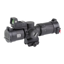 Vudu, Rifle Scope, 3-9X Magnification, 32mm Objective, Second Focal Plane, Illuminated MD-6 Reticle, Black Finish, Includes Integrated Mount with EFLX Sight VDU3-9PKG3