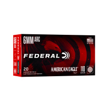 American Eagle, 6MM ARC, 110 Grain, Total Metal Jacket, 20 Rounds per Box AE6ARC1