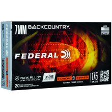 Fusion, 7MM Backcountry, 175 Grain, Fusion Polymer Tip, 20 Round Box F7BCTFS2