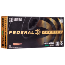 Gold Medal .338 Lapua 300 Grain Sierra MatchKing Boattail Hollow Point