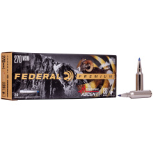 Premium, 270 Winchester Short Magnum, 136 Grain, Terminal Ascent, 20 Round Box P270WSMTA1