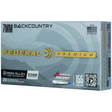 Premium, 7MM Backcountry, 155 Grain, Terminal Ascent, 20 Round Box P7BCTA1