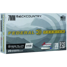 Premium, 7MM Backcountry, 170 Grain, Terminal Ascent, 20 Round Box P7BCTA3