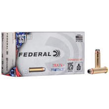 Train & Protect, 357 Magnum, 125 Grain, Versatile Hollow Point, 50 Round Box TP357VHP1