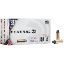 Train & Protect, 38 Special, 158 Grain, Versatile Hollow Point, 50 Round Box TP38VHP1