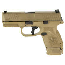 509, Semi-automatic, Striker Fired, Compact, 9MM, 3.7" Barrel, Polymer Frame, Black, 1-12Rd, 1-15Rd, 3-24Rd Magazines, No Manual Safety, Interchangeable Backstraps, FN Soft Case, Rail, Front Serrations, Loaded Chamber Indicator 66-101643