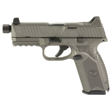 509 Tactical, Striker Fired, Semi-automatic, Polymer Frame Pistol, Full Size, 9MM, 4.5" Barrel, Threaded 1/2x28, Cerakote Finish, Tungesten Gray, Optic Ready Slide, Suppressor Height 3-Dot Night Sights, 5 Magazines, (1)-17 Round and (4)-24 Round 66-10182