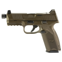 509 Tactical, Striker Fired, Semi-automatic, Polymer Frame Pistol, Full Size, 9MM, 4.5" Barrel, Threaded 1/2x28, Cerakote Finish, Midnight Bronze, Optic Ready Slide, Suppressor Height 3-Dot Night Sights, 5 Magazines, (1)-17 Round and (4)-24 Round 66-1018