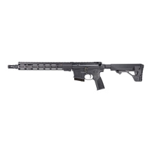 GFR MOD1, Semi-automatic Rifle, AR, 6MM ARC, 14.5" P&W Barrel (16" OAL), HUXWRX QD 6 Flash Hider, Anodized Finish, Black, Geissele A17 Reduced Angle Grip, Geissele SBS Buttstock, Ambidextrous Controls, No Magazine 08-654B