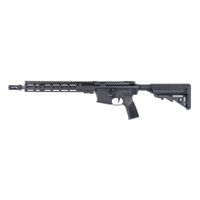 Super Duty MOD1-A, Semi-automatic, AR, 223 Remington/5.56 NATO, 13.9" Cold Hammer Forged, Chrome Lined Barrel, Pinned and Welded HUXWRX QD 556 Flash Hider (16" OAL), Anodized Finish, Black, B5 Systems Enhanced SOPMOD Stock, Geissele A17 Grip, Mid-Length