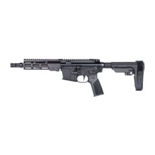 Super Duty MOD1-A, Semi-automatic, AR Pistol, 300 Blackout, 8" Cold Hammer Forged, Chrome Lined Barrel, 5/8X24 Thread Pitch, Anodized Finish, Black, SBA3 Pistol Stabilizing Brace, Geissele A17 Grip, Custom Pistol-Length Gas System, 7" MK16 Handguard, No