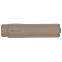 ABYSS 7.62, Suppressor, 7.62MM, 6.8" Length, 1.64"Diameter, Stainless Steel and Titanium Construction, Cerakote Finish, Flat Dark Earth, HUB Compatible, Includes 5/8X24 Direct Thread Mount, 16.2oz 14820