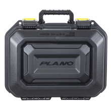 All Weather 2, 2 Pistol Case, 14"x10"x5", Pluck to Fit Foam, Black and Yellow PLA118LG