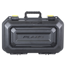 All Weather 2, 2 Pistol Case, 18"x10"x5", Pluck to Fit Foam, Black and Yellow PLA118XL