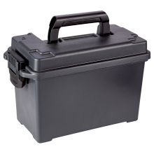 Field/Ammo Box, Deep, No Gasket, Plastic, Black, 4 Pack PLA1712P