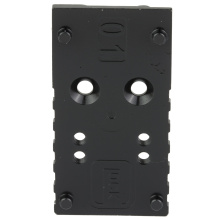 MOS Plate, Size 08, Fits Docter/Meopta/Insight Footprint, For Glock MOS Gen 5 9mm/40S&W, Black 74008