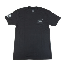 OEM Perfection Flag Tee, Short Sleeve, Medium, Black and White AP96392