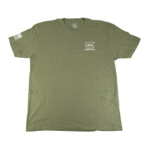 OEM Perfection Flag Tee, Short Sleeve, XXL, Olive Drab Green and White AP96401