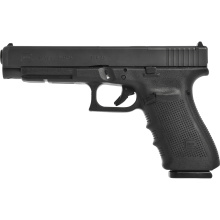 41 Gen4, Semi-automatic, Striker Fired, Long Slide, 45 ACP, 5.31", Black, Interchangeable, 13Rd, 3 Mags, Adjustable Sights, Polymer, Matte G41413AUT