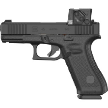 Glock 45 Gen5 A-Cut | 9x19mm, 4.02" Barrel, Aimpoint COA Optic, Three 10rd Magazines, Black Front & Rear Sights, nDLC Finish, PA455SB01MOS8A3