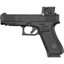 Glock 47 Gen5 A-Cut | 9x19mm, 4.49" Barrel, Aimpoint COA Optic, Three 10rd Magazines, Black Front & Rear Sights, nDLC Finish, PA475SB01MOS8A3