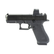 45 Gen 6, Semi-automatic, Striker Fired, Polymer Frame Pistol, Full Size, 9MM, 4.02" Barrel, DLC Finish, Fixed Sights, Optics Ready System, 10 Rounds, 3 Magazines, Includes Holosun EPS Carry 2 MOA Red Dot U64550201H2