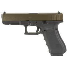 17, GEN 4, TALO Exclusive, Semi-automatic, Striker Fired, Full Size, 9MM, 4.49", Black, Interchangeable, 17 Rounds, 3 Mags, Fixed Sights, Polymer, Oil Rubbed Bronze PVD, Glass Bead Finish 15899