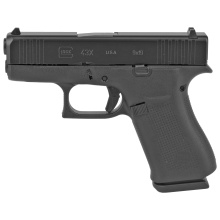 G43X | 9mm, 3.41in Barrel, Two 10rd Magazines, Black Finish, Made in USA