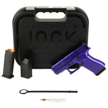43X M.O.S., Semi-automatic, Striker Fired, Polymer Frame Pistol, Sub-Compact, 9MM, 3.41" Barrel, Custom Gun Candy Majesty Cerakote Finish by Shark Coast Tactical, Purple, Fixed Sights, 10 Rounds, 2 Magazines UX4350204FRGCMAJ-SCT