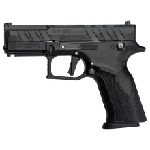 Q1, Semi-automatic, Striker Fired, Full Size, Polymer Frame Pistol, 3.66" Barrel, Trigger Safety, Matte Finish, Black, 3-Dot Sights, Includes (4)-Optic Adapter Plates, 15 Rounds, 3 Magazines 8588005808675
