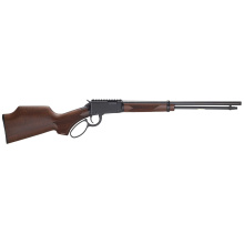 H1 Bandit, Lever Action Rifle, 22WMR, 18.5" Threaded Barrel, 1/2X28 Thread Pitch, Round Blued Steel, American Walnut Monte Carlo Stock, Integrated Picatinny Rail, 12 Rounds H001PGC-22M