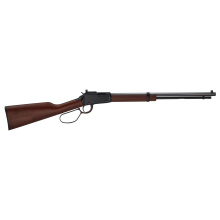 H1 Tracker, Lever Action Rifle, 22WMR, 20" Barrel, Octagon Blued Steel, American Walnut Stock, Checkered Grip, Skinner Peep Rear Sight, Brass Bead Front Sight, 13 Rounds H001TP-22M