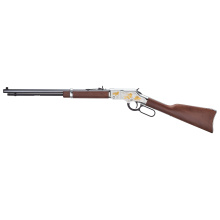 Spirit of the Corps Tribute Edition, Lever Action Rifle, 20" Blued Octagon Barrel, Nickel Plated Engraved Receiver, Engraved American Walnut Stock, Adjustable Semi-Buckhorn Rear Sight, Brass Bead Front Sight, 16 Rounds H004MC2