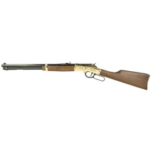 Big Boy Eagle Scout Centennial Tribute 2nd Edition, Lever Action Rifle, 44 Magnum, 20" Octagon Barrel, Brass Receiver, Engraved Receiver/Stock/Forearm, Side Load Gate, Fully Adjustable Semi Buckhorn Sights, American Walnut Stock, 10 Rounds H006GES2