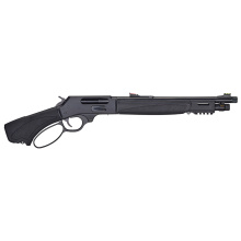 H10 Bear's Leg, Lever Action Pistol, 45-70 Government, 13.8" Threaded Barrel, 5/8X24 Thread Pitch, Round Blued Steel, Blued Steel Receiver, Black Synthetic Stock, Pistol Grip, Adjustable Semi-Buckhorn Rear Sight with Diamond Insert, Brass Bead Front Sigh