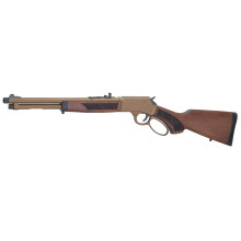 H12 Explorer Carbine, Lever Action Rifle, .44 Magnum/.44 Special, 16.5" Threaded Barrel, 5/8X24 Thread Pitch, Round, Cerakote, Burnt Bronze, American Walnut Stock, Pistol Grip, Adjustable Semi-Buckhorn Rear Sight with Diamond Insert, Brass Bead Front Sig