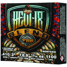 Hevi-18, 410 Bore, 3", Max Dram, 13/16 oz, Tungsten Super Shot, 5 Rounds per Box HS1079