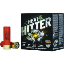 HEVI-Hitter, 12 Gauge, 3", #3, Max Dram, 1 1/4oz, Tungsten/Steel, 25 Rounds per Box HS28033