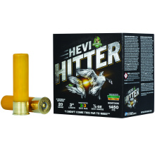 HEVI-Hitter, 20 Gauge, 3", #3, Max Dram, 7/8oz, Tungsten/Steel, 25 Rounds per Box HS29033