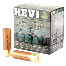 HEVI-Shot, HEVI-Teal, 12 Gauge 3", Max Dram, 1 1/4 oz, #6 Shot Size, 25Rd Box HS60006