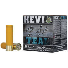 HEVI-SHOT, HEVI-TEAL, 20 Gauge 3", #6, 7/8 oz., Bismuth, 25 Round Box HS62006