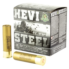 HEVI-Shot, HEVI-Steel, 12 Gauge 3.5", Max Dram, 1 3/8 oz, #2 Shot Size, 25Rd Box HS65002